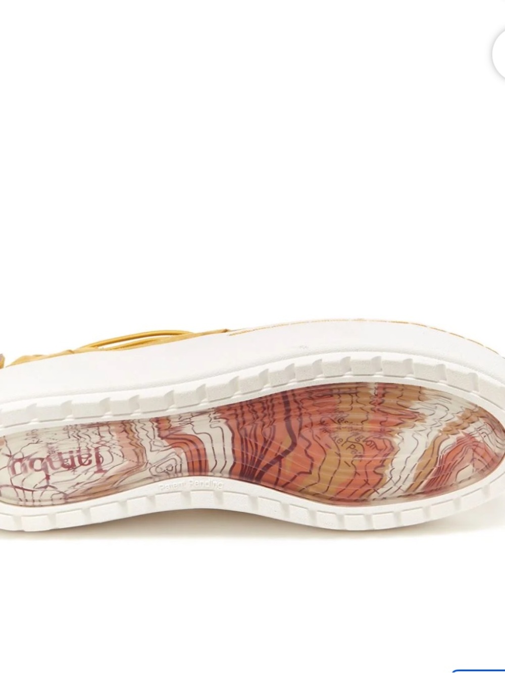 Jambu Mustard Yellow Laser-Cut Slip-On Loafer - Picture 7 of 10